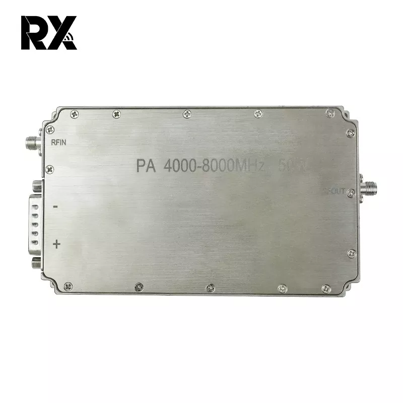 超広帯域 C バンド 4 ～ 8 GHz 50W パワーアンプ RF システム